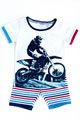 Milky Dirt Bike PJs White x
